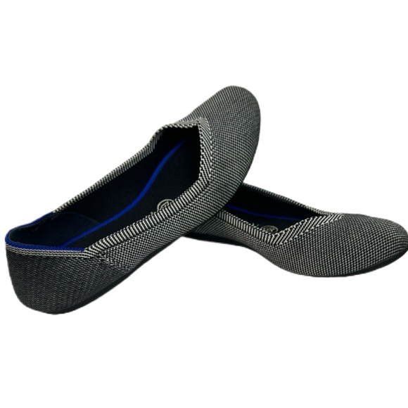 Rothy's Retired Grey Birdseye Cloud Round Toe Shoe Size 7 - Picture 6 of 16